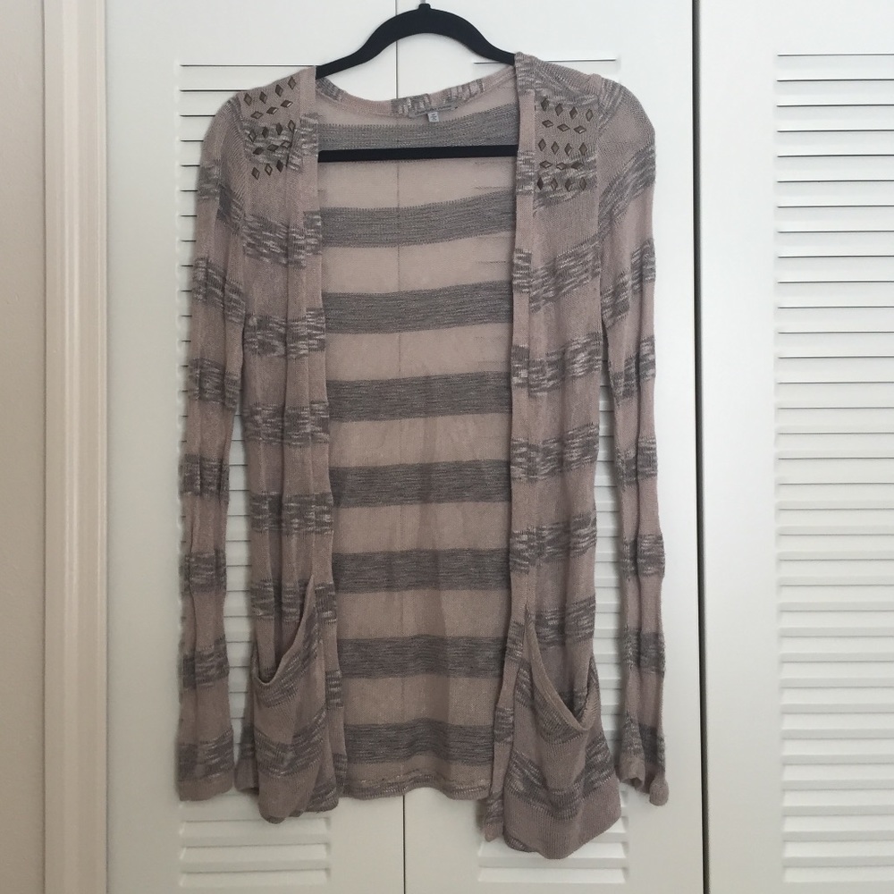 Striped cardigan